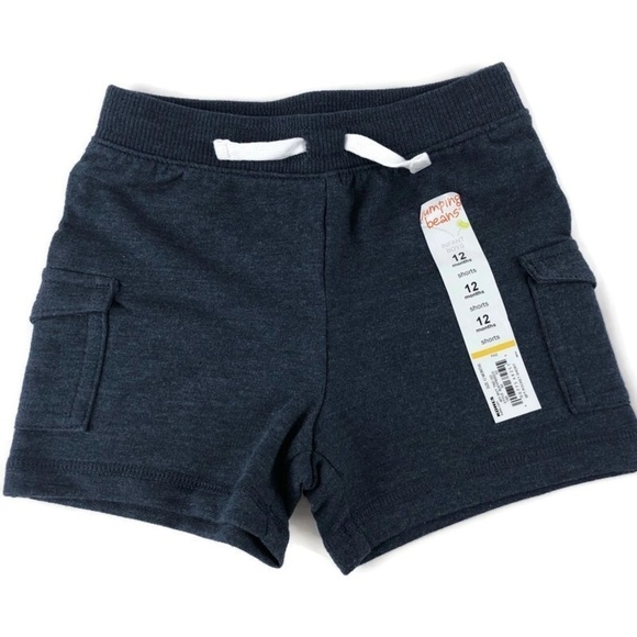 Jumping Beans Boys Shorts, Navy 12 Months - Picture 1 of 9
